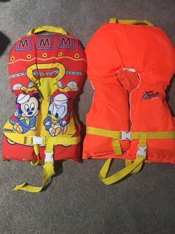 Kids life vests 2 for $15
