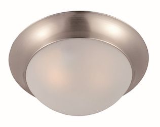 Maxim Lighting 5850FTSN Flush Mount Ceiling Light, Satin Nickel