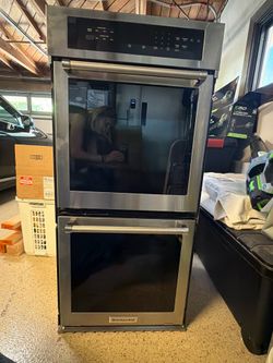 Kitchen Aid 27" Double wall convection oven
