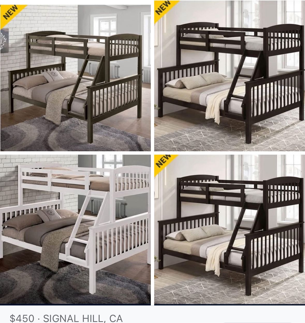 Bunk Bed Full And Twin With 2 Mattress
