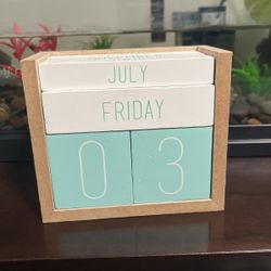 Perpetual Calendar Blocks