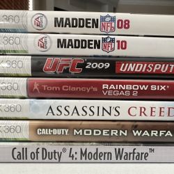 Used XBOX 360 LIVE Games 
