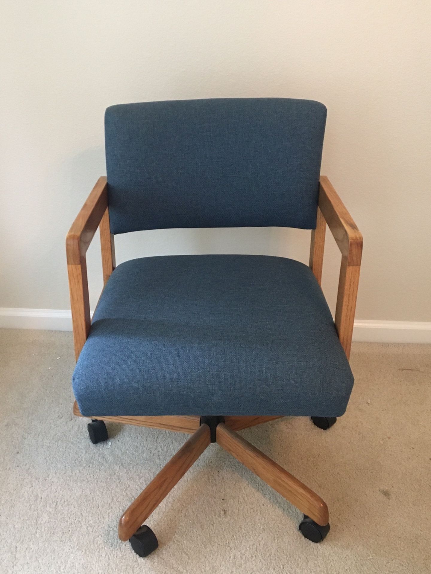 Wooden Upholstered Desk Chair