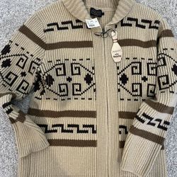 Big Lebowski Pendleton Sweater Large NWT
