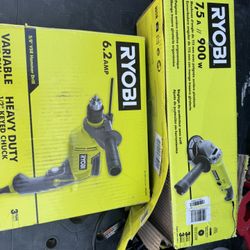 Ryobi Drill Grinder Combo