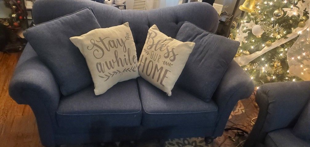 Love Seat And Sofa