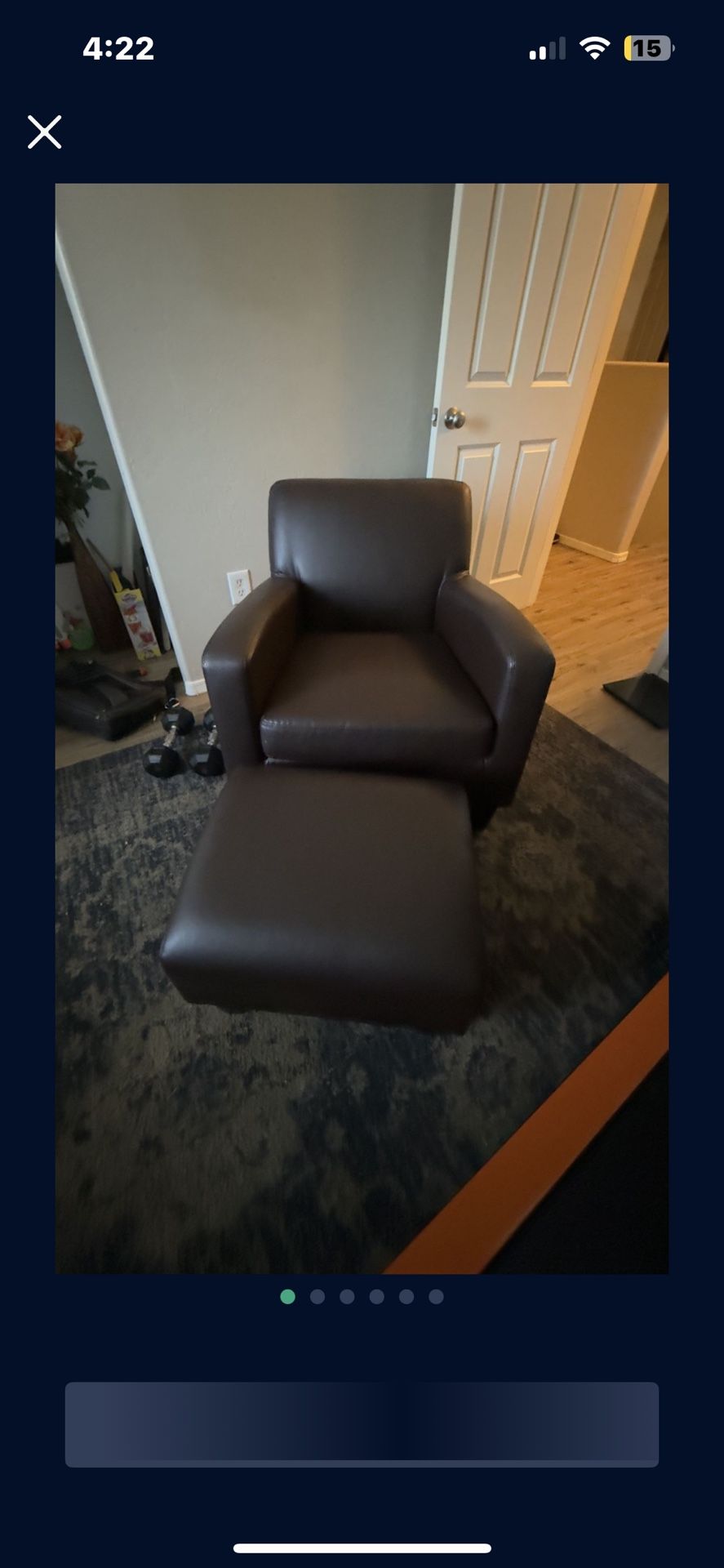 Leather recliner 75 Obo