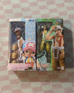 One Piece Megahouse Variable Action Heroes Tony Tony Chopper & Usopp Figure Set