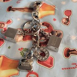 Kathy Van  lucky dice horseshoe keychain purse bag charm