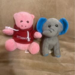 Small Pig And Elephant Stuffed Animal