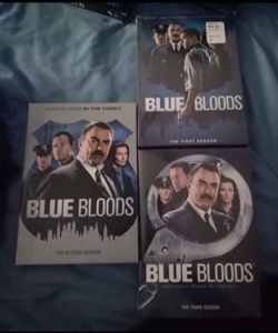3- Blue Bloods Seasons 1-3 Dvd's New
