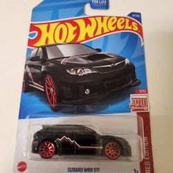 Hot Wheels Subaru Wrx Sti Hatchback Red Edition 