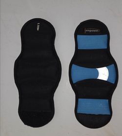 Empower 1.5 lbs weighted ankle wrist weights set of two,adjustable hook and loop strap for fitness walking yoga workout,used in great condition.