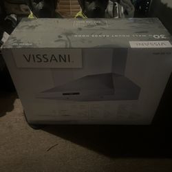 30 in W Convertible Wall Mount Range Hood With 2 Charcoal Filters in Stainless Steel Vissani