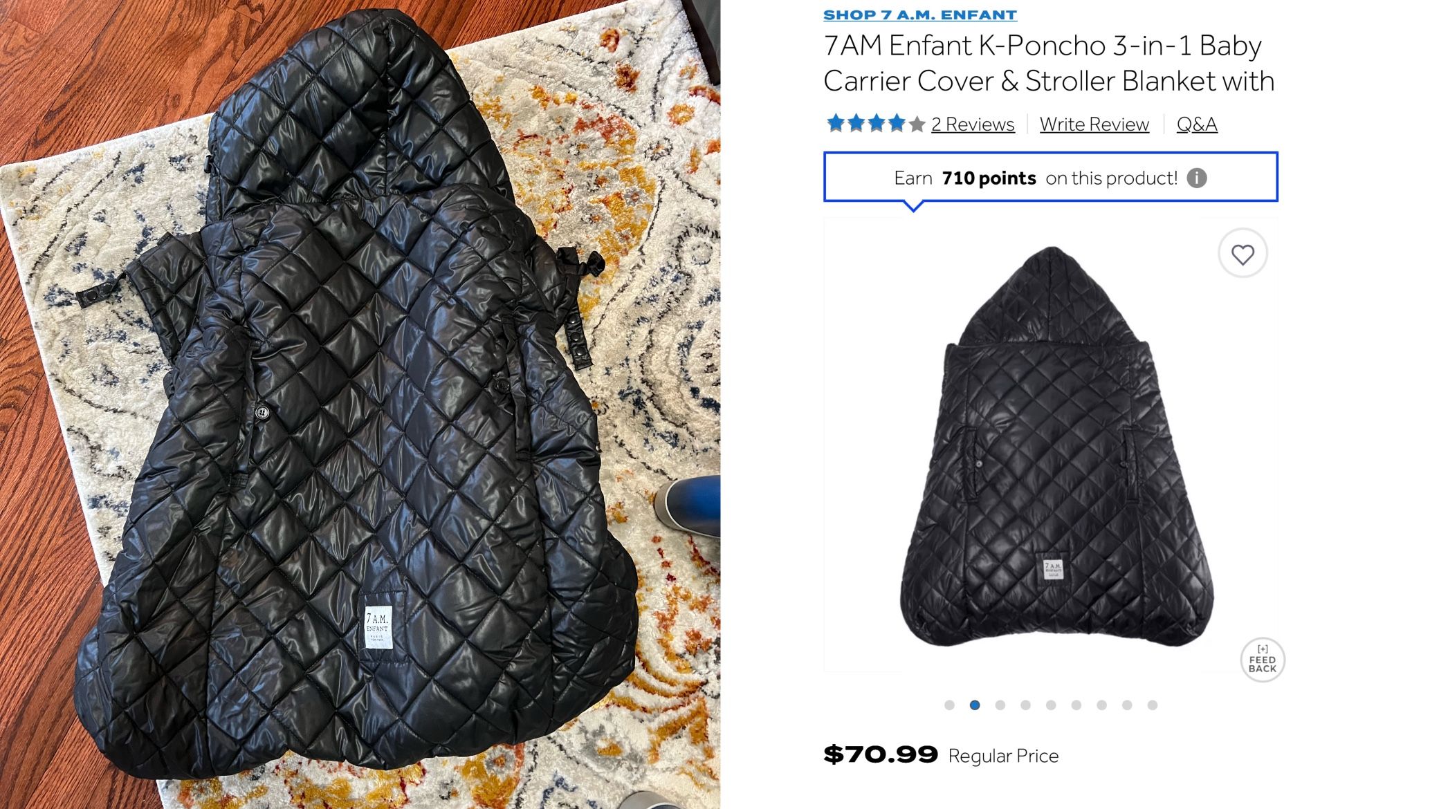 Baby Carrier Or stroller Cover And Blanket LIKE NEW