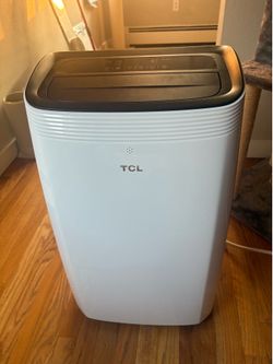TCL - 450 Sq. Ft. 10,000 BTU Q-Series Ultra-Quiet Dual Hose Inverter Smart Portable Air Conditioner - White