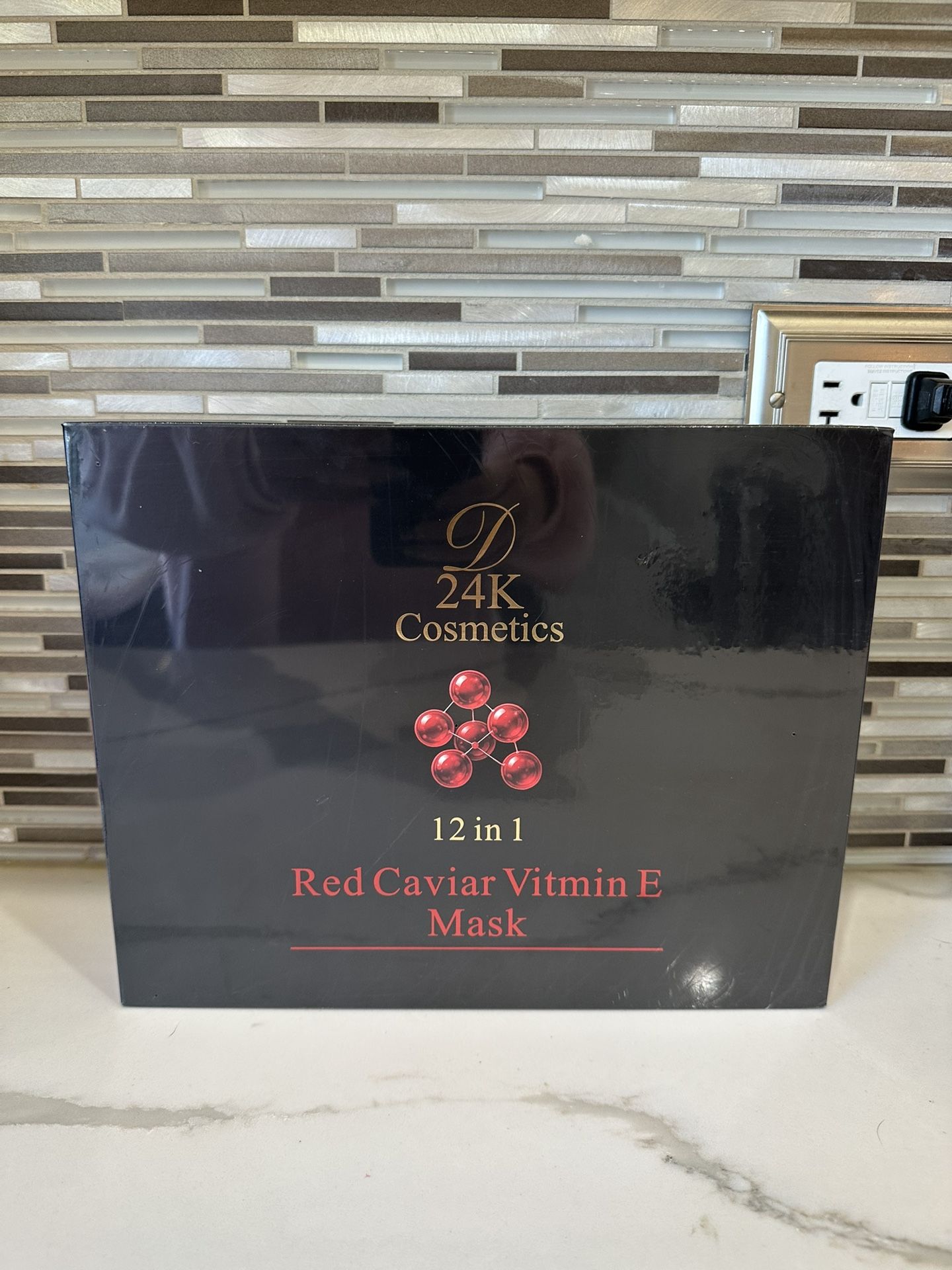 D’Or 24K Gold 12-1 Red Caviar Vitamin E Masks 