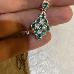 AAA Zambian Emerald Necklace - New
