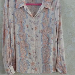 RACHEL ZOE WOMANS BLOUSE SZ LARGE