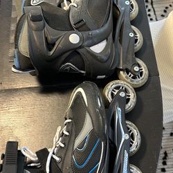 Blade Runner Pro 80 Roller Blades Size 12 Very Good Condition