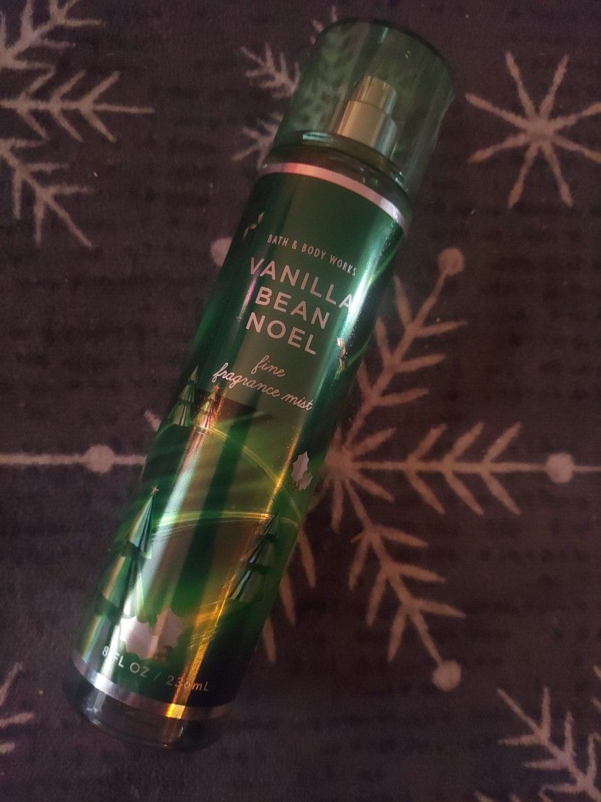 Vanilla Bean Bath And Body Works Spray, New