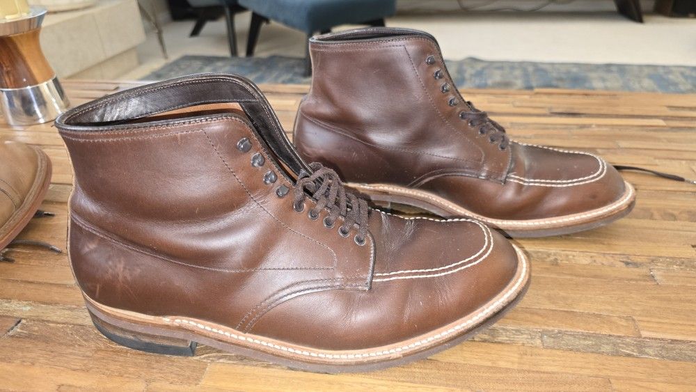 11.5 E Alden 403 - Iconic Alden Indy Boot Shoe - Brown Tan Chromexcel 8m / Y003