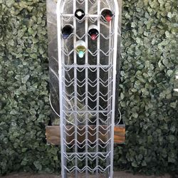 58 BOTTLE METAL WINE RACK 