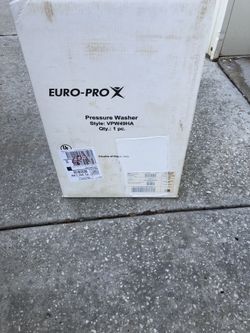 Euro-pro x pressure washer 1500psi (brand new)