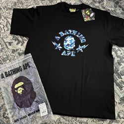 Blue Bape Tee Shirt 
