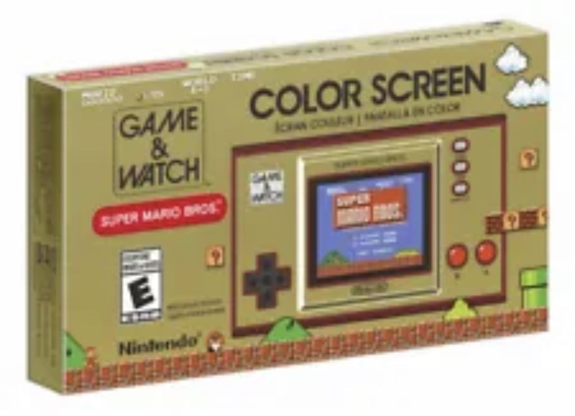 Nintendo Game And Watch - Super Mario Bros - Color (NEW)