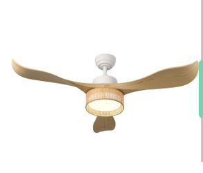 Eamonex 52 inches LED Bamboo DC Ceiling Fan with Light