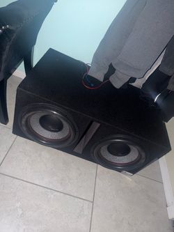 2 12” DS18 GenX subs with Crunch 1k amp