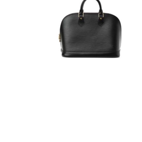 Luis Vuitton Black Top Handle Bag 