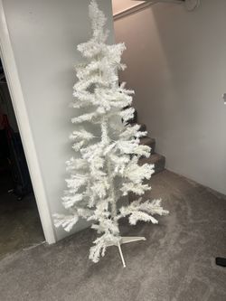 6ft White Christmas Tree