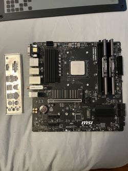 AM4 combo MSI B550, Ryzen 5 5600x, T-Force 16GB RAM 3200htz $350