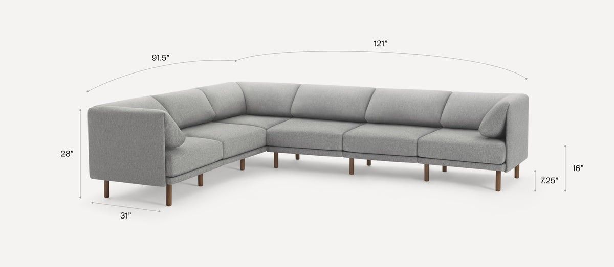 Burrow 6-Piece Sectional Couch