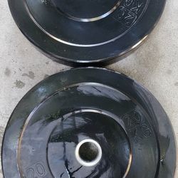 20kg Bumper Plates WEIGHTs 