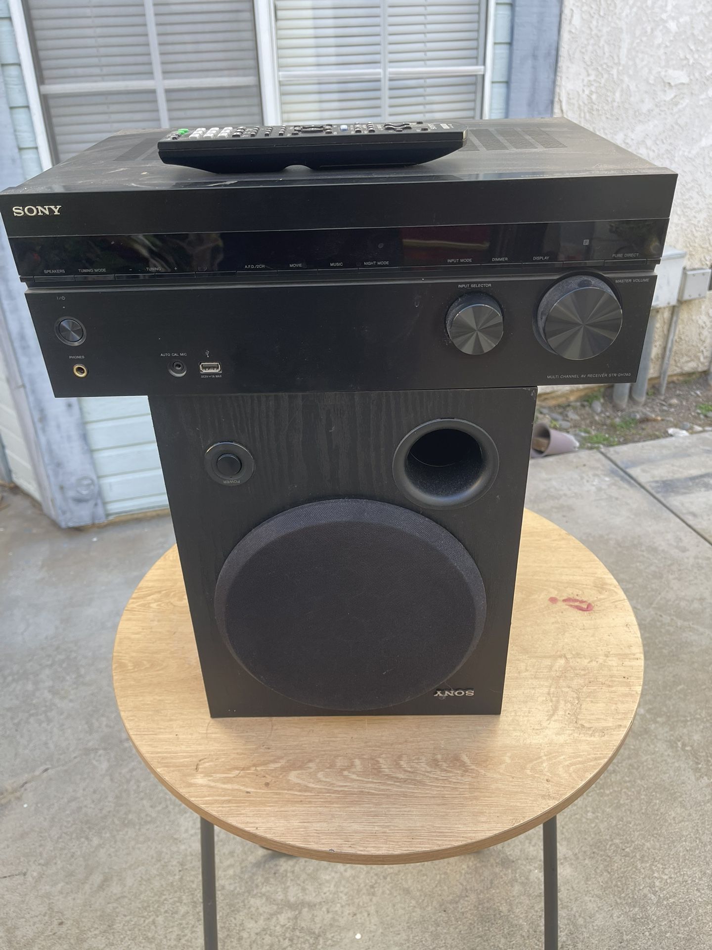 Sony Receiver And Subwoofer,JBL Sound Systems