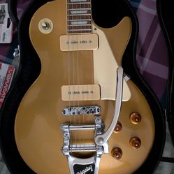 Epiphone 56 Goldtop Les Paul with American Bigsby B7 and Case