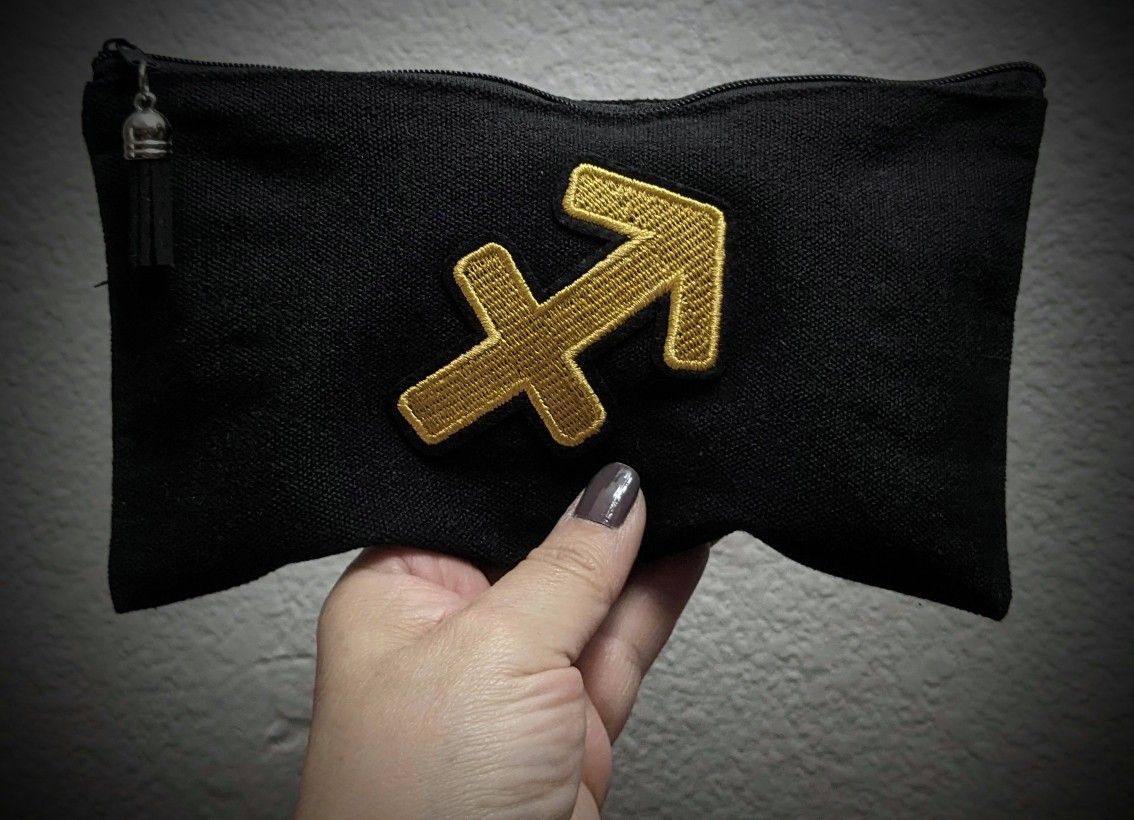 Zodiac Sign Canvas Bag- SAGITTARIUS