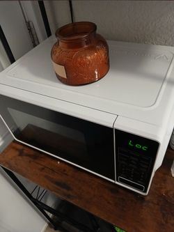 Microwave with cart,