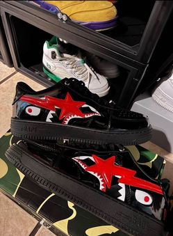 Bathing ape shoes size 9