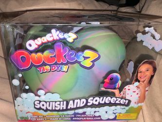 New Tie Dye Duck Squishy toy . Nee doh and more
