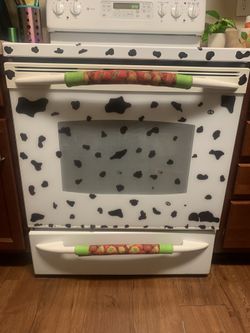 GE Glasstop, convection oven