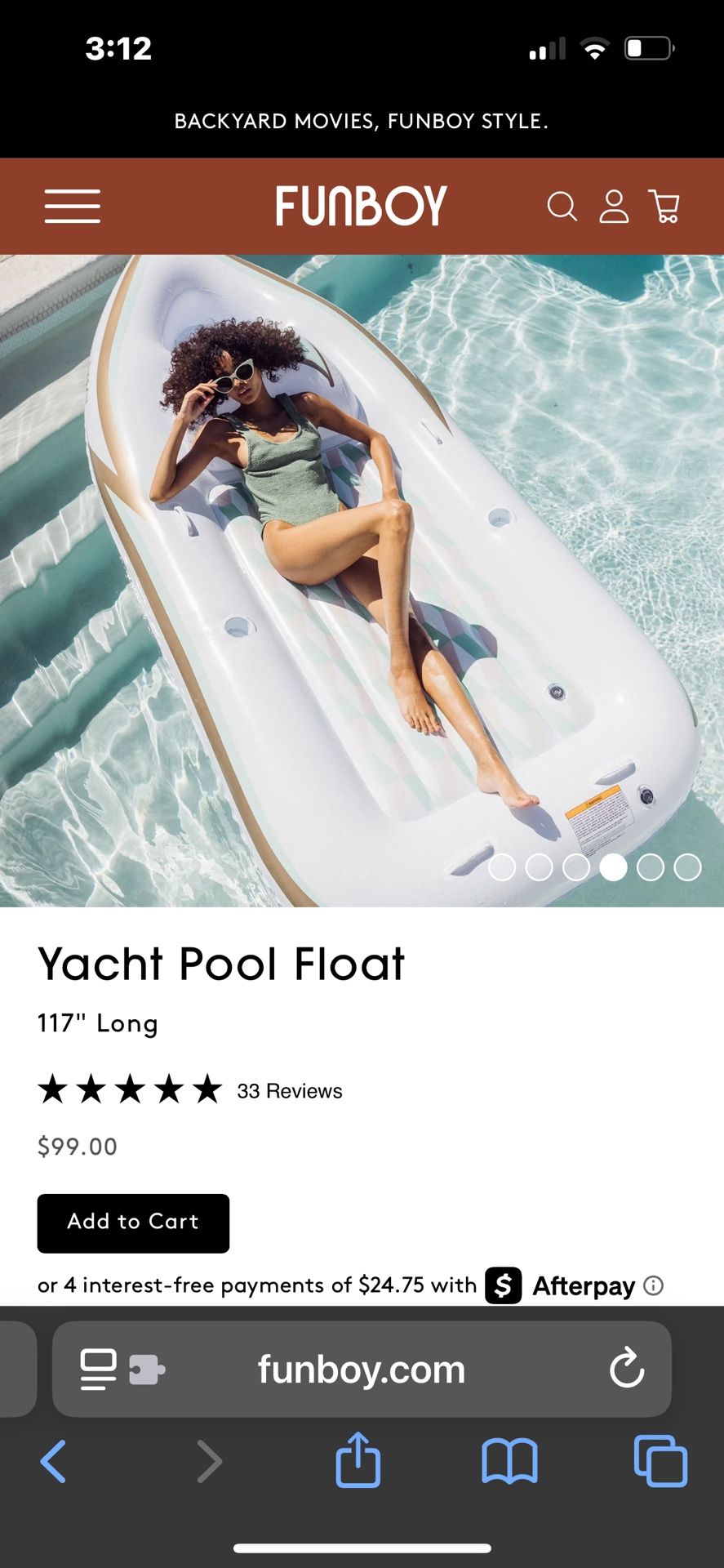 Yacht Pool Float