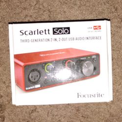 Audio Interface Red