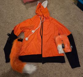 Orange fox costume