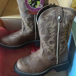 Justin Boots Size/Width 6 B 
