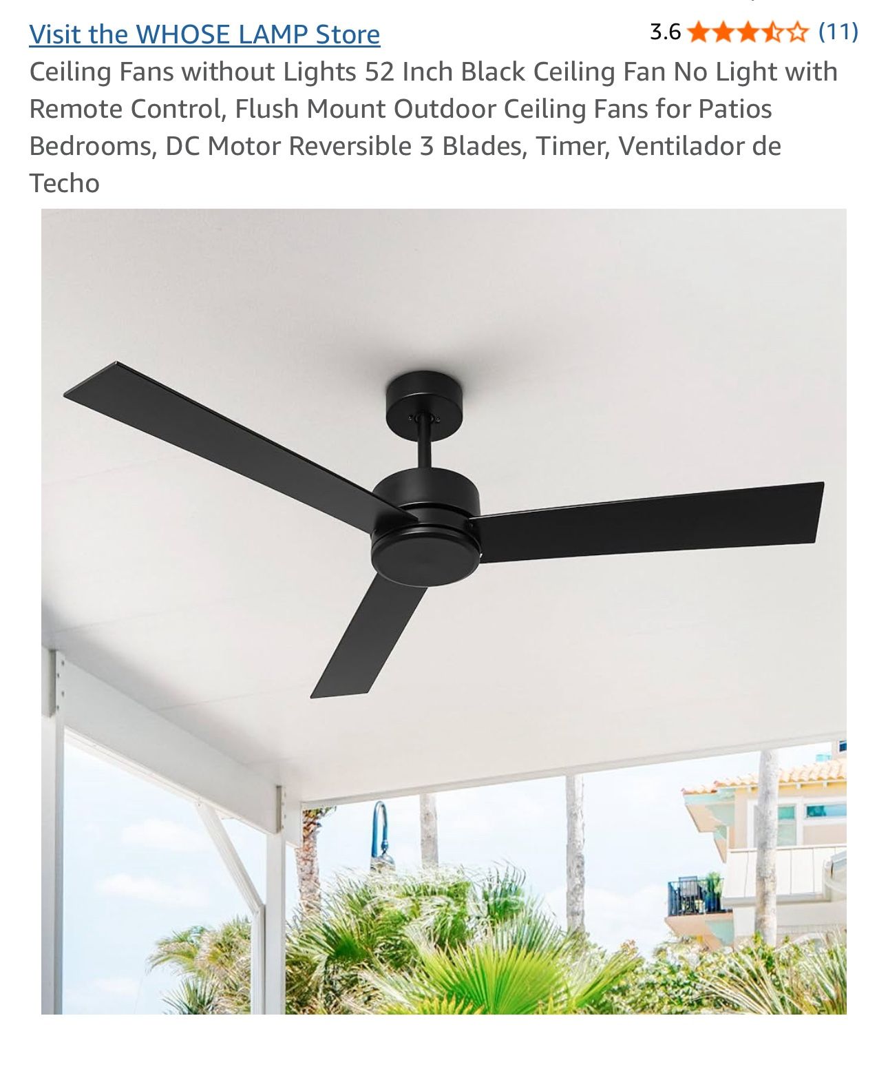 Whose Lamp Ceiling Fan