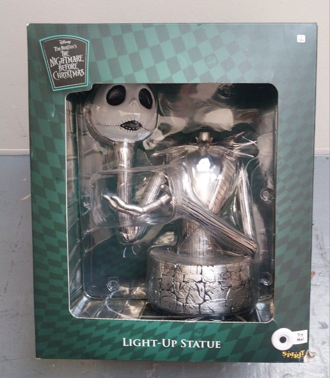JACK Nightmare Before Christmas Led Statue Brand New 100%